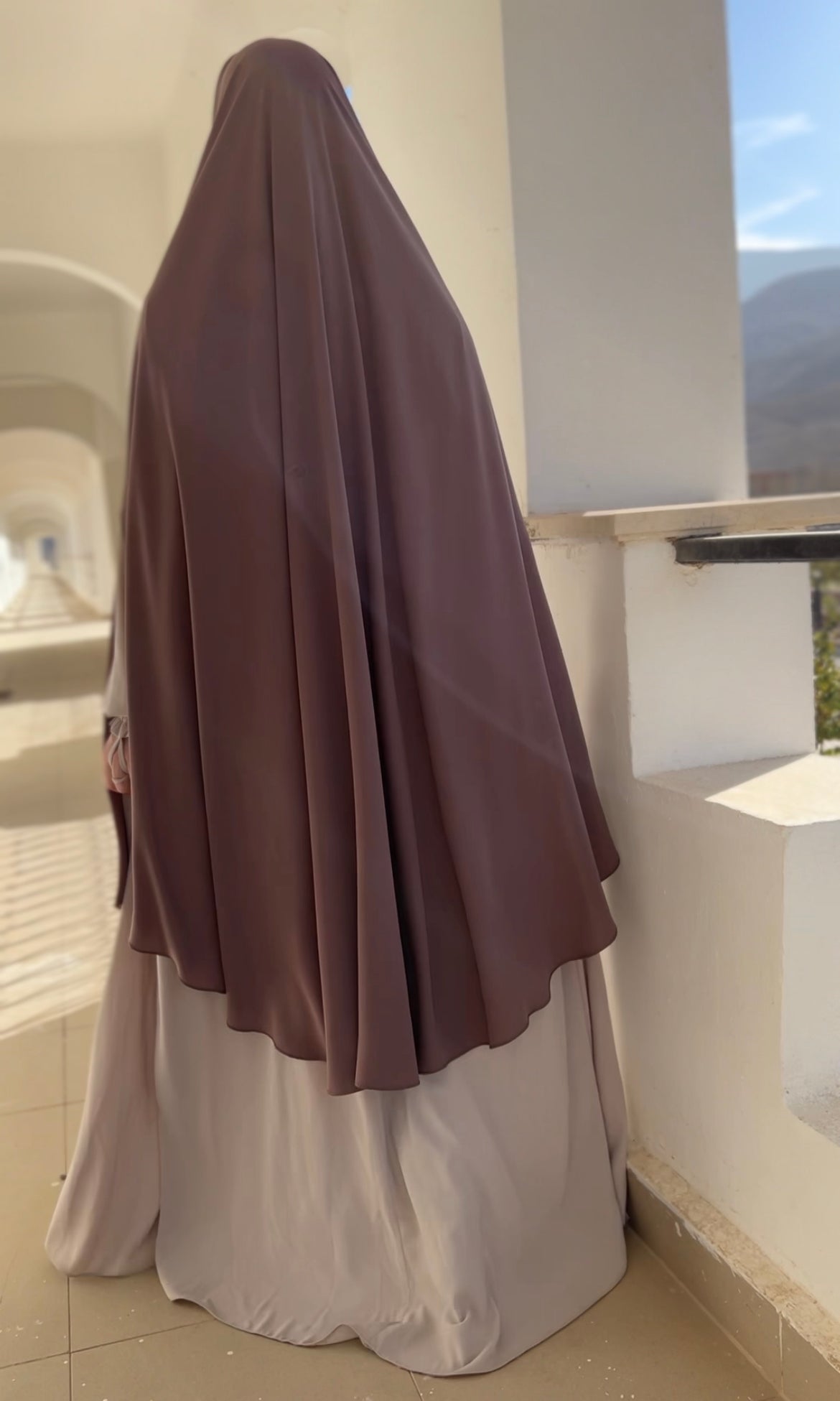 Khimar Jemsah - with side slits