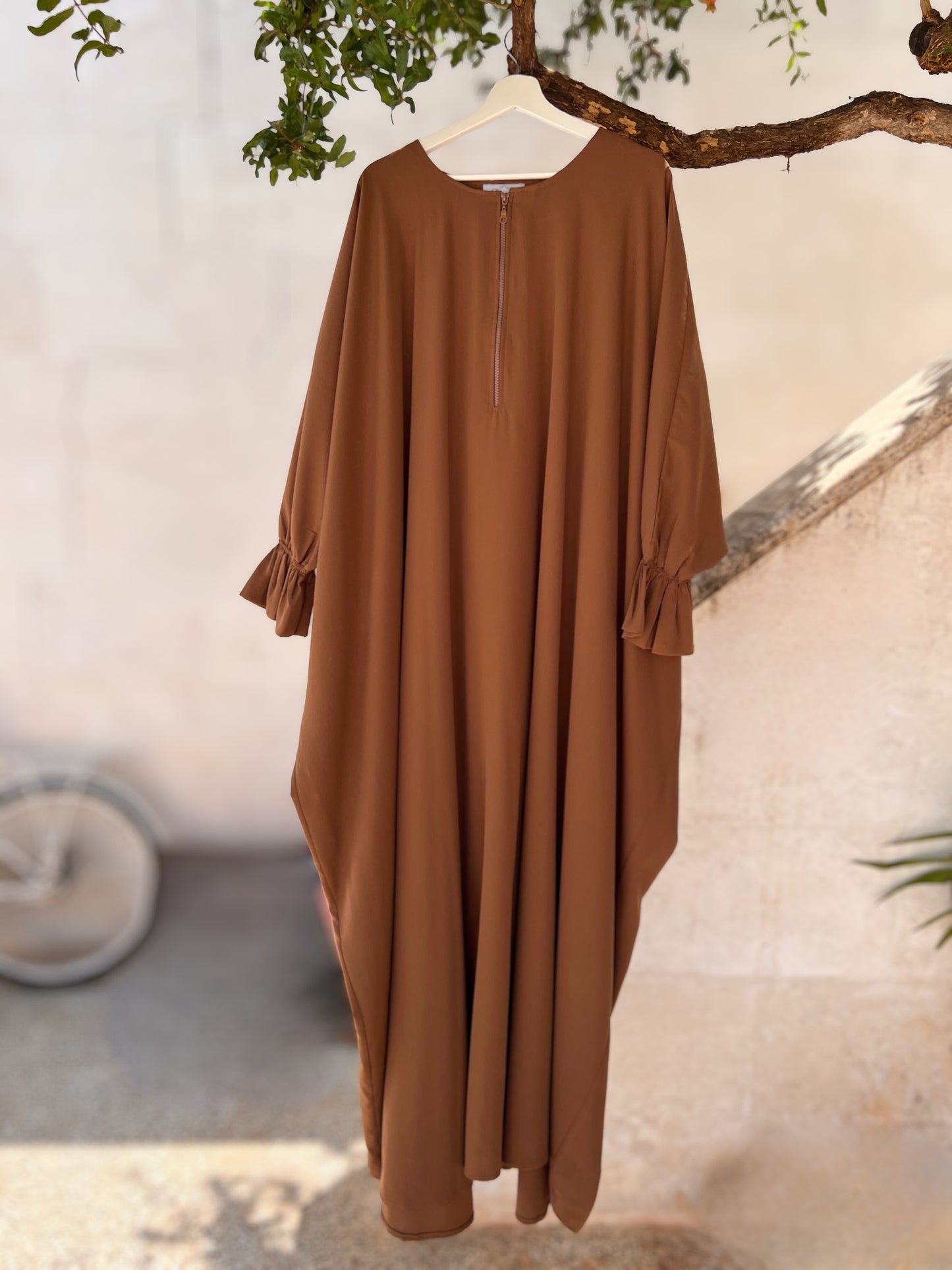 Cute sleeve abaaya Jazz/Woolpeach