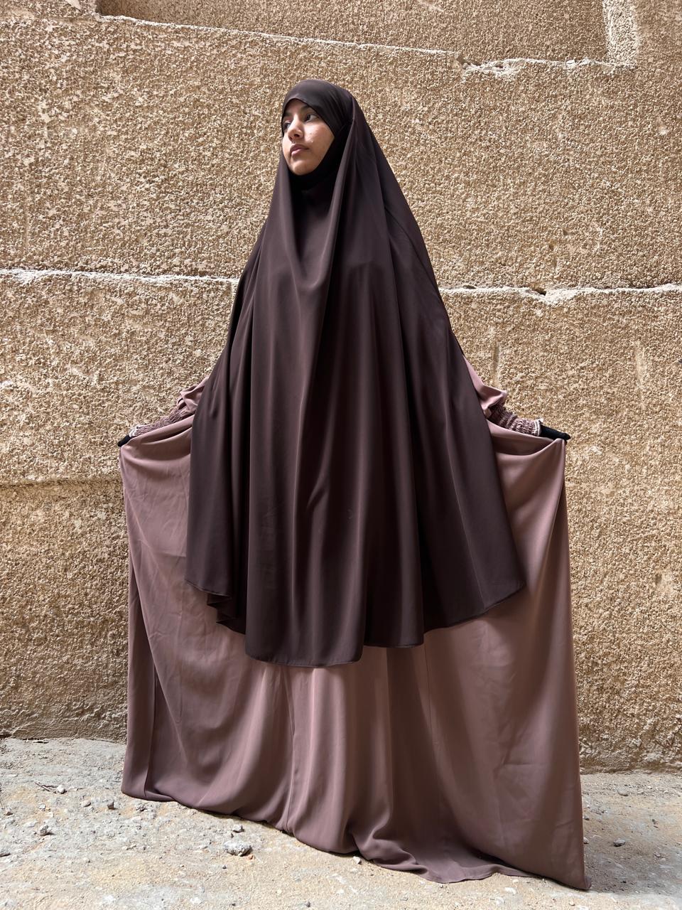 Khimar Jemsah - with side slits