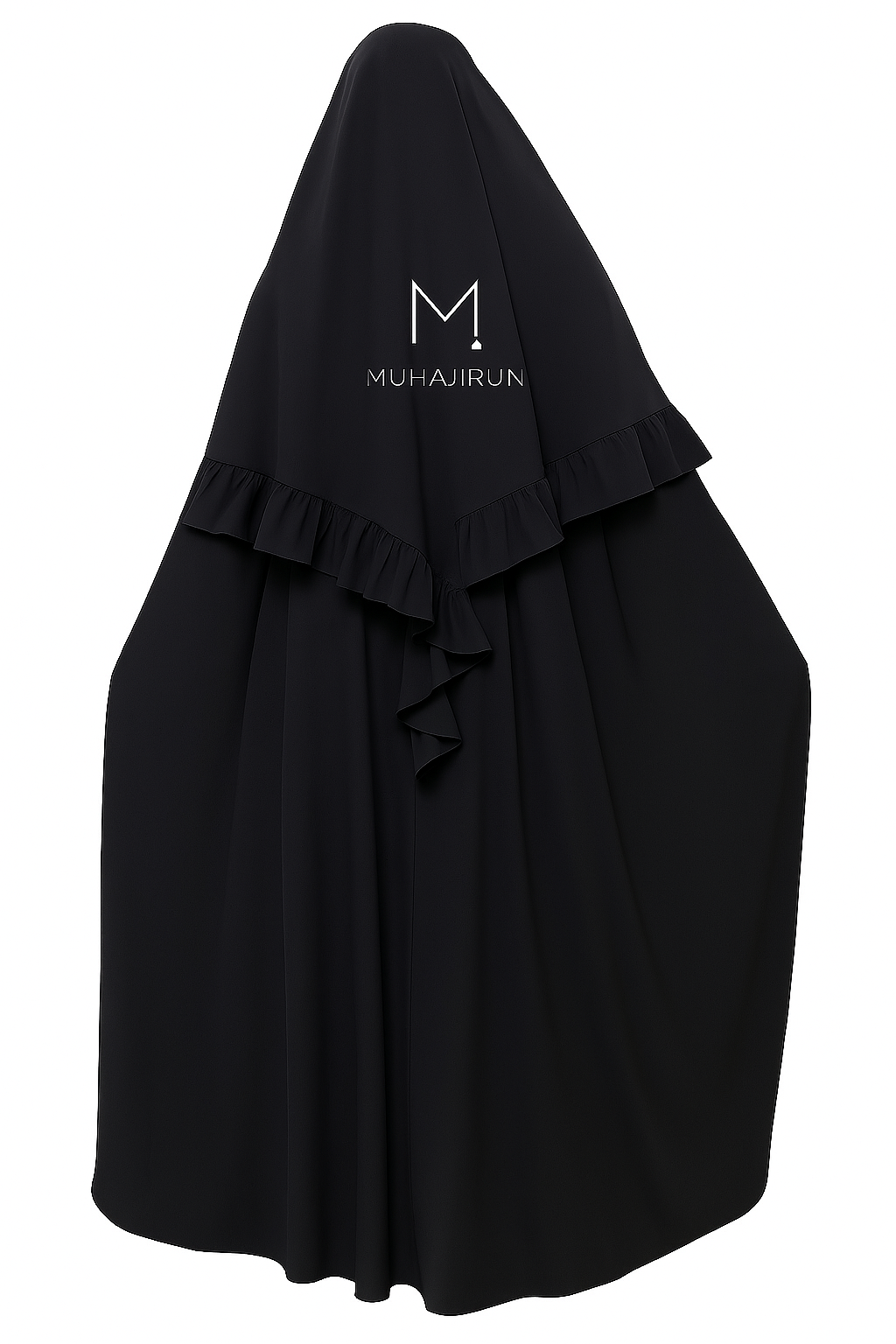 Ruffle khimar
