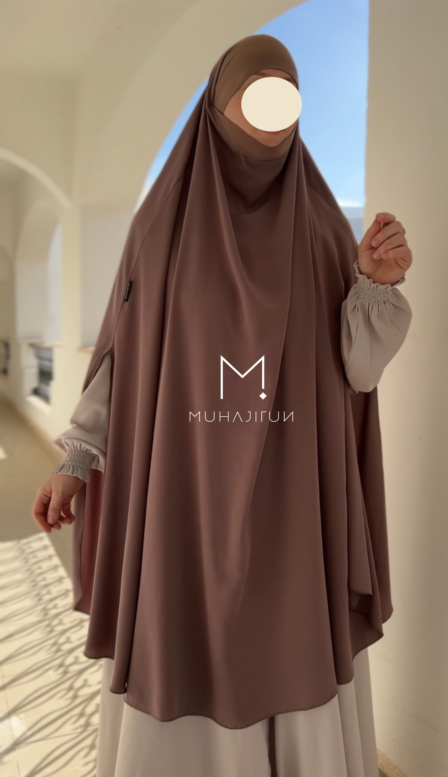 Khimar Jemsah - with side slits