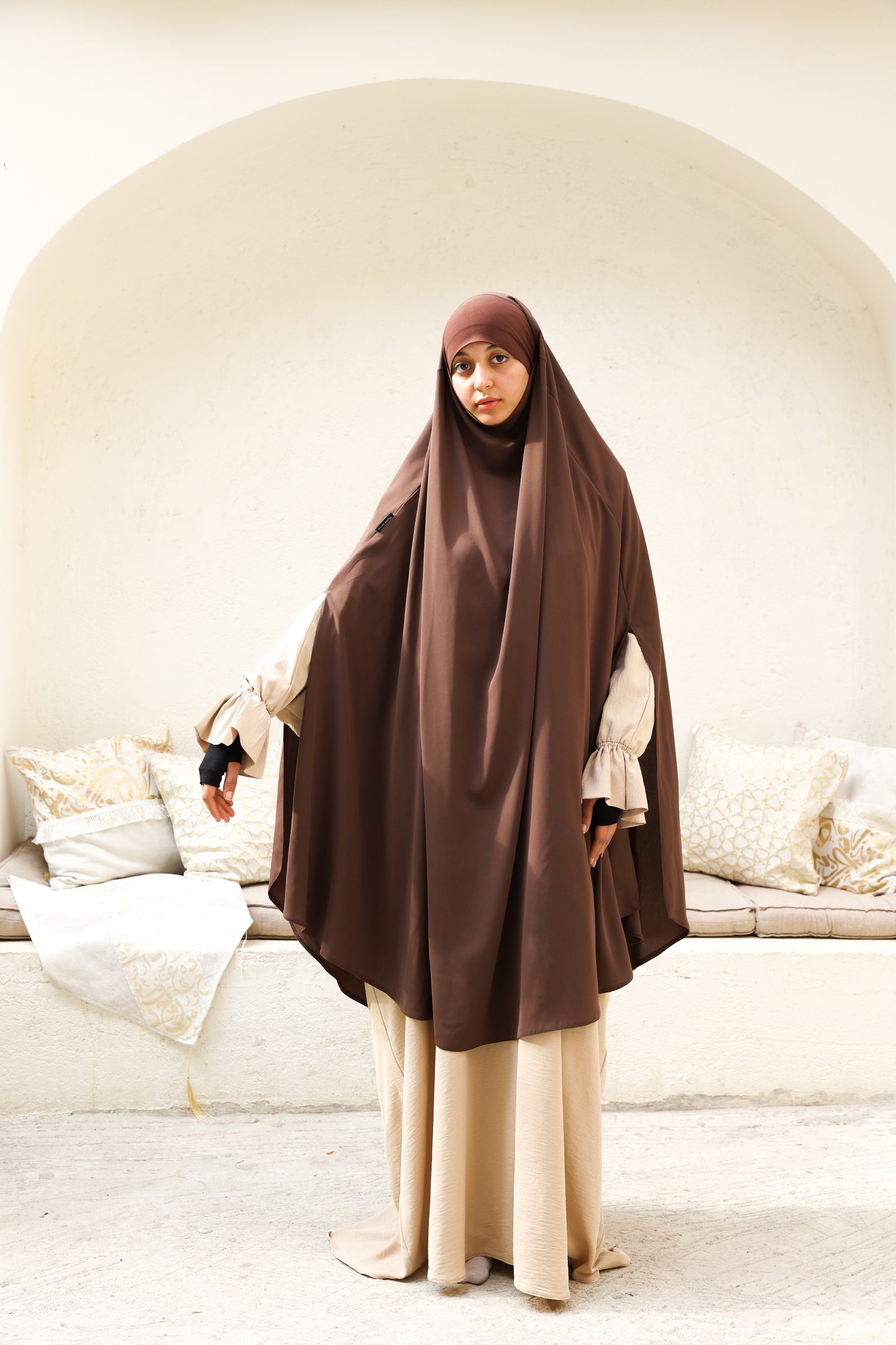 Khimar Jemsah - with side slits