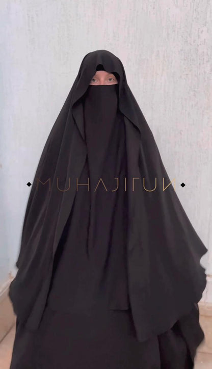 Khimar Sharm - Black