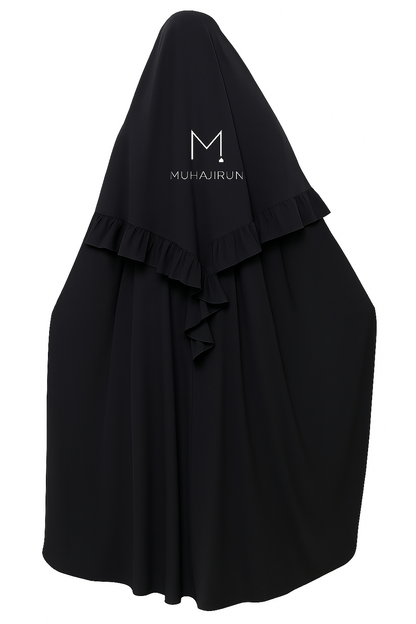 Ruffle khimar