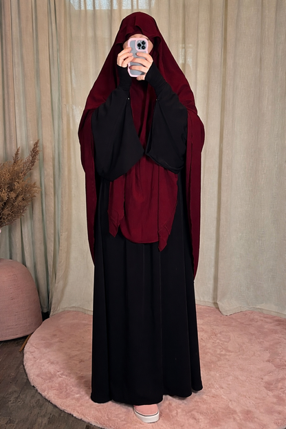Khimar Sharm - Lang - Jazzstoff
