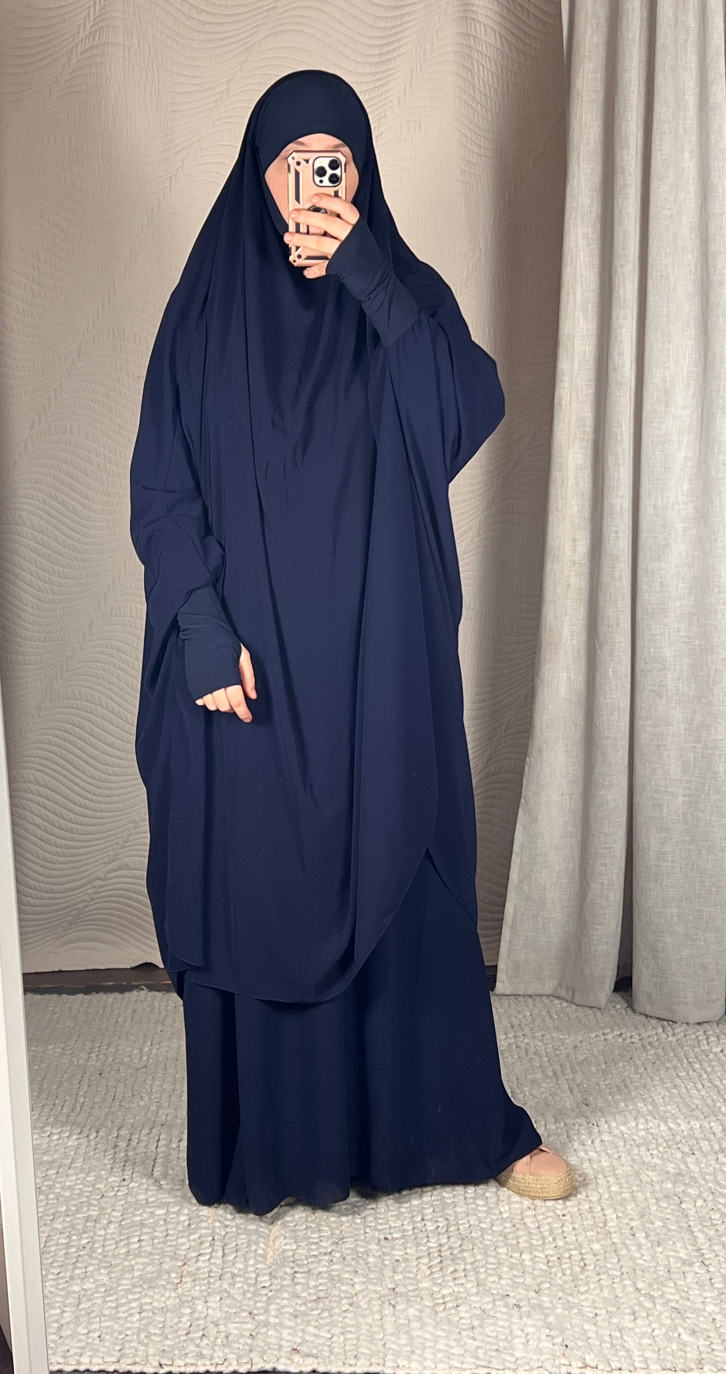 Jilbab Istanbul - two piece - jersey tie back