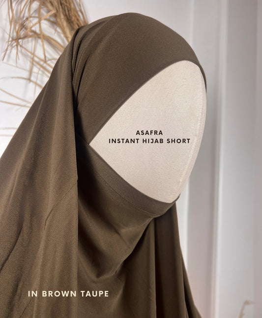 Girls 7-12 years Asafra instant hijab short