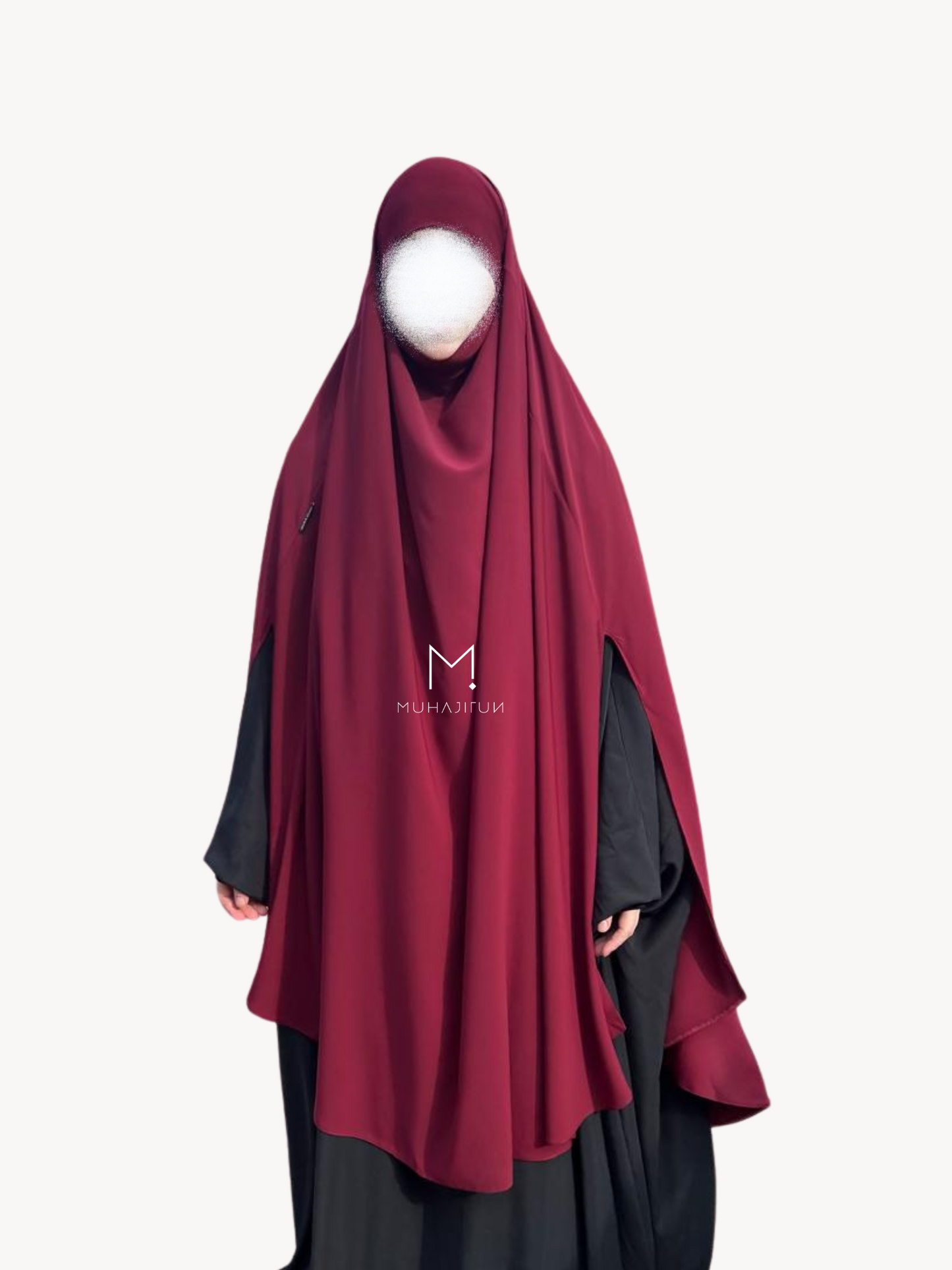Khimar Jemsah - with side slits