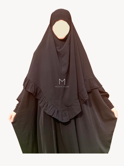 Ruffle khimar