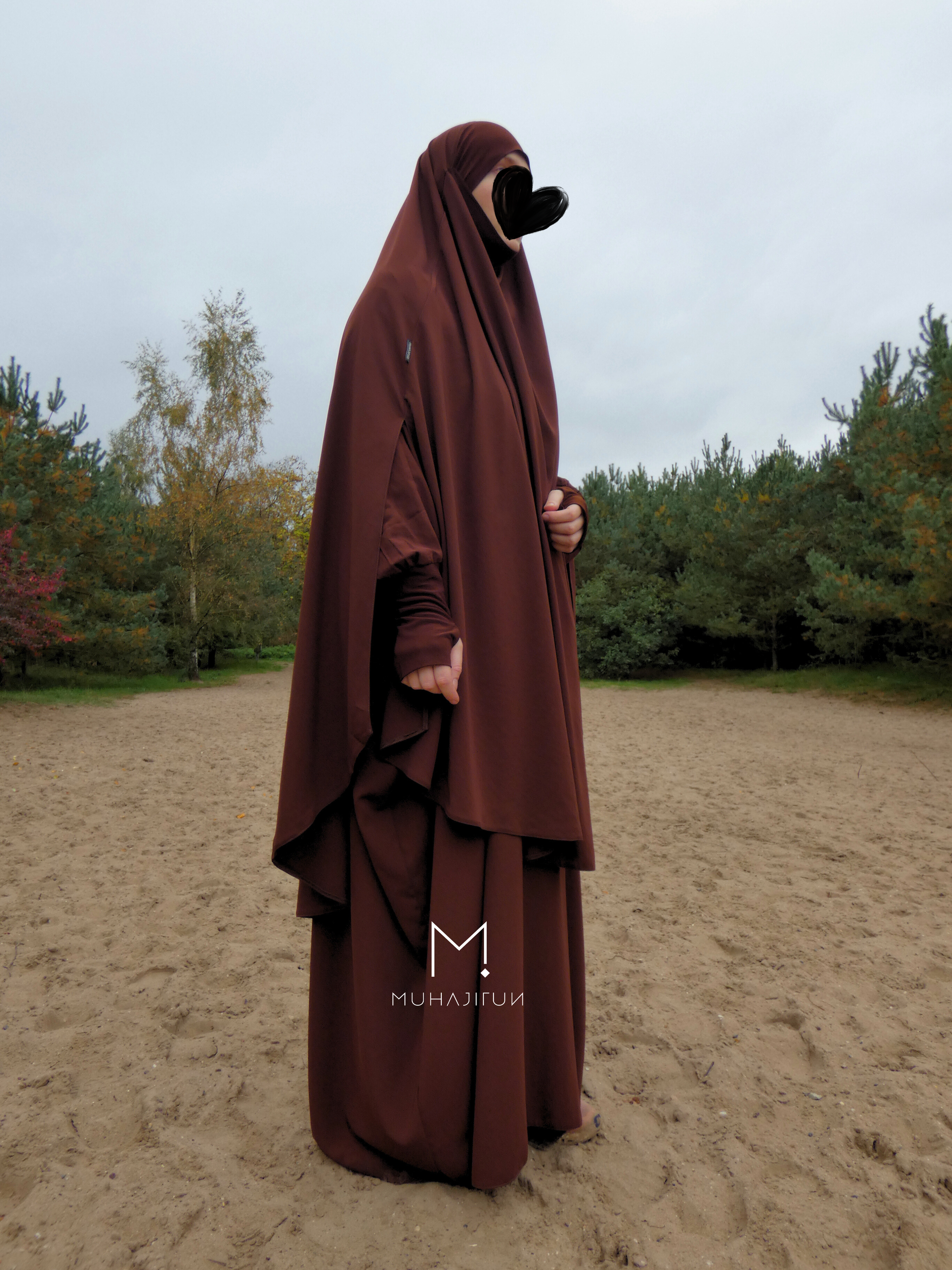 Khimar Jemsah - with side slits – Muhajirun