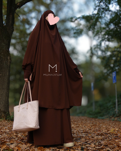Jilbab Istanbul - two piece - jersey tie back