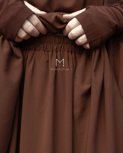 Jilbab Istanbul - two piece - jersey tie back