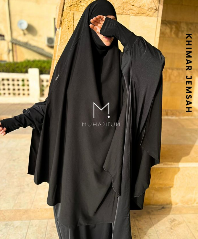 Khimar Jemsah - with side slits